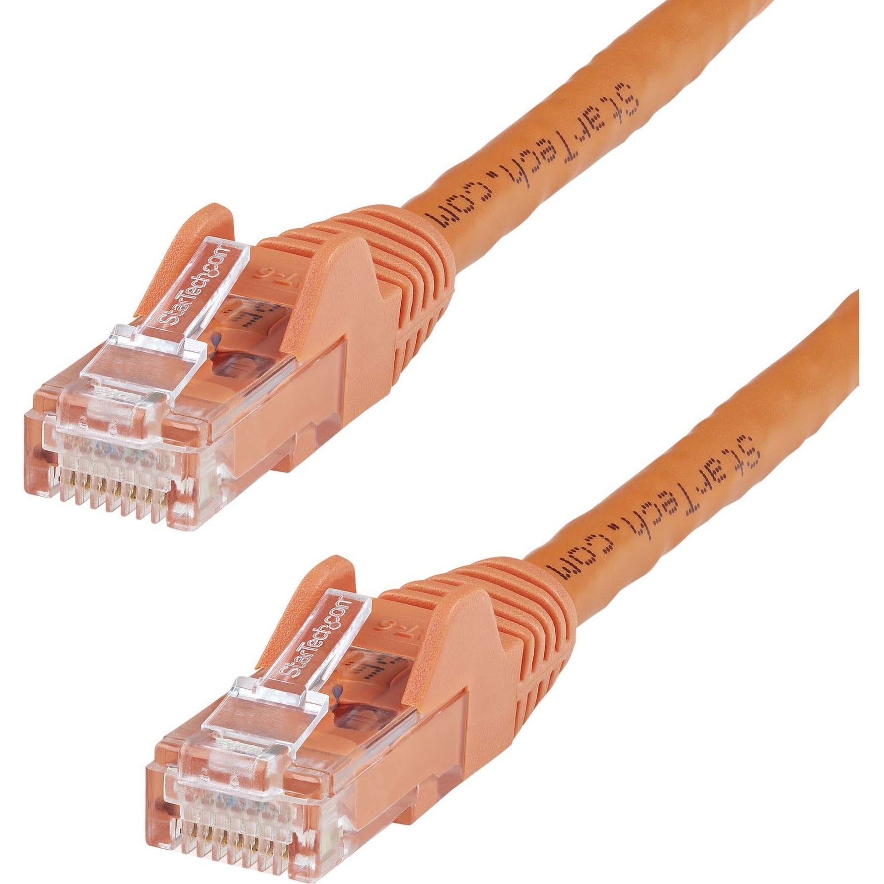 StarTech 1m CAT6 Ethernet Cable - Orange Snagless Gigabit - 100W PoE UTP 250Mhz Category 6 Patch Cord UL Certified Wiring/TIA - Soundz Store AUSTRALIA