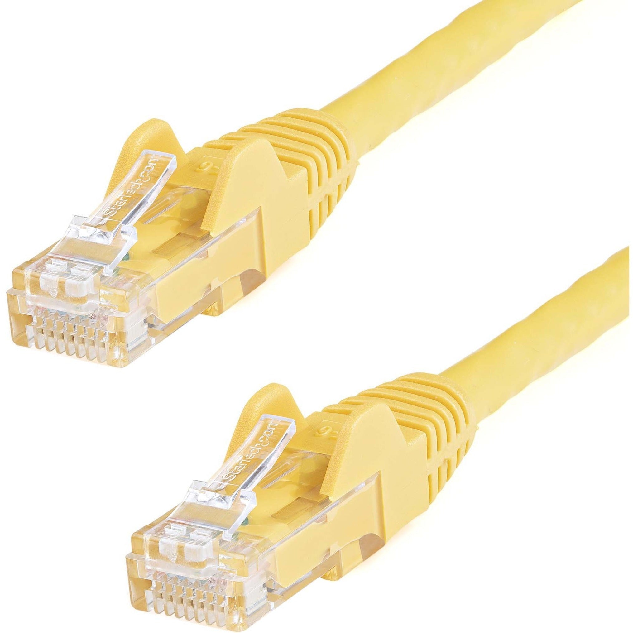 StarTech 1m CAT6 Ethernet Cable - Yellow Snagless Gigabit - 100W PoE UTP 250Mhz Category 6 Patch Cord UL Certified Wiring/TIA - Soundz Store AUSTRALIA