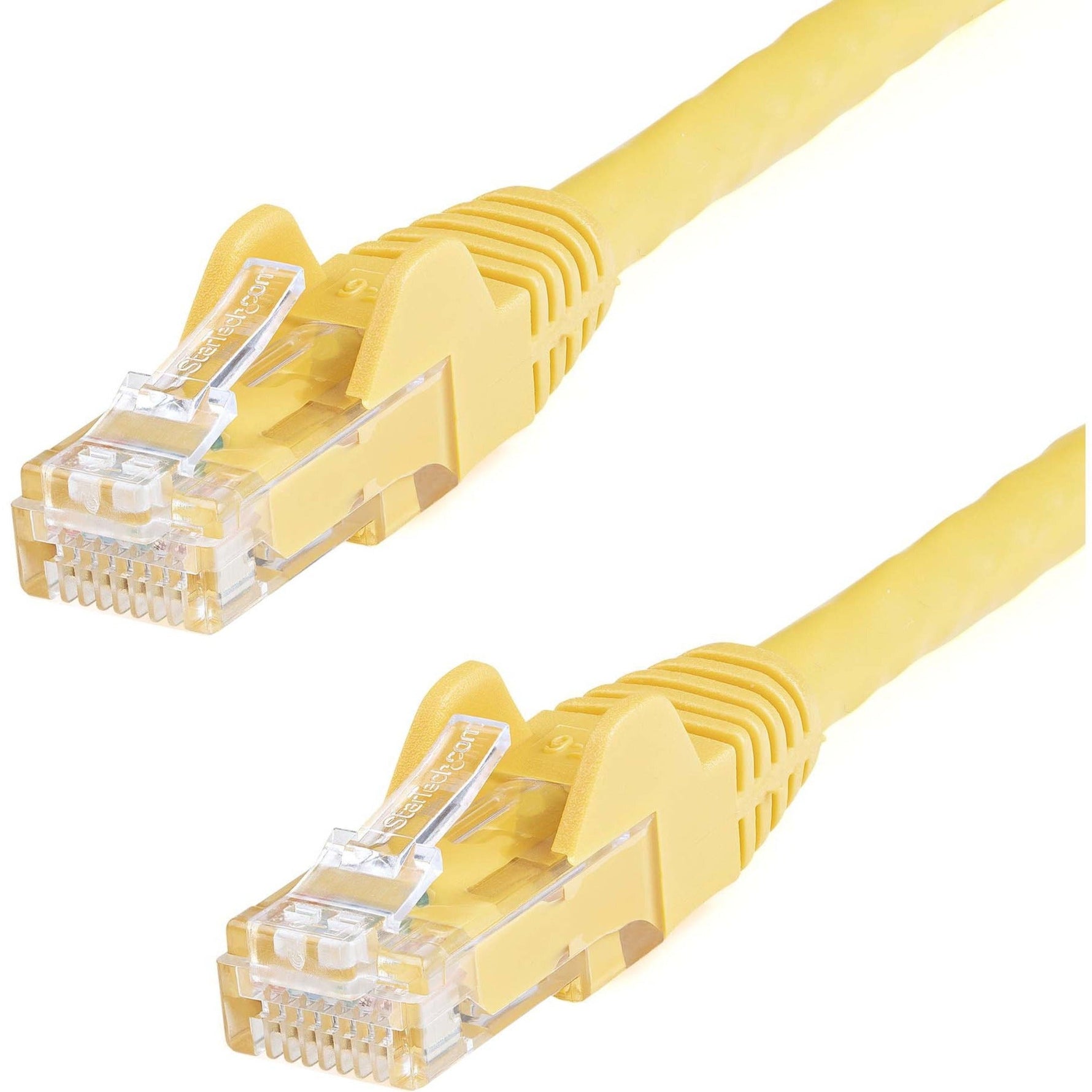 StarTech 1m CAT6 Ethernet Cable - Yellow Snagless Gigabit - 100W PoE UTP 250Mhz Category 6 Patch Cord UL Certified Wiring/TIA - Soundz Store AUSTRALIA