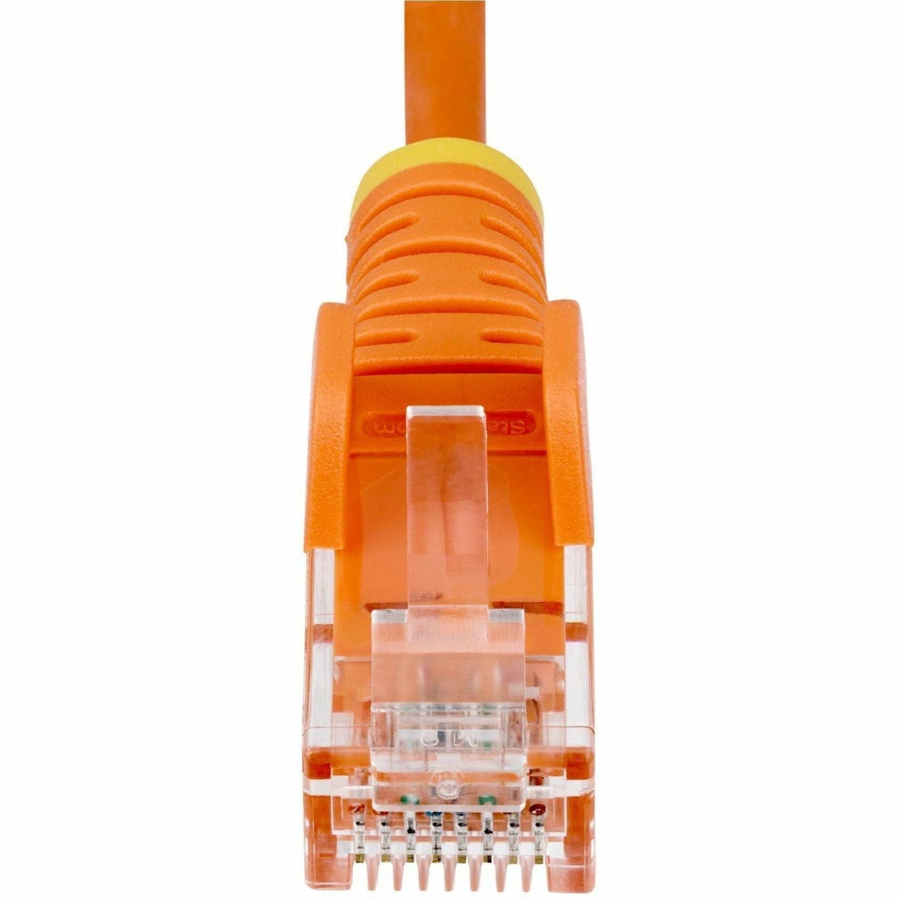 StarTech 1m Orange Slim CAT6 Ethernet Cable, Snagless RJ45, UTP, LSZH, 28AWG Pure Bare Copper, Slim Network Patch Cord - Soundz Store AUSTRALIA
