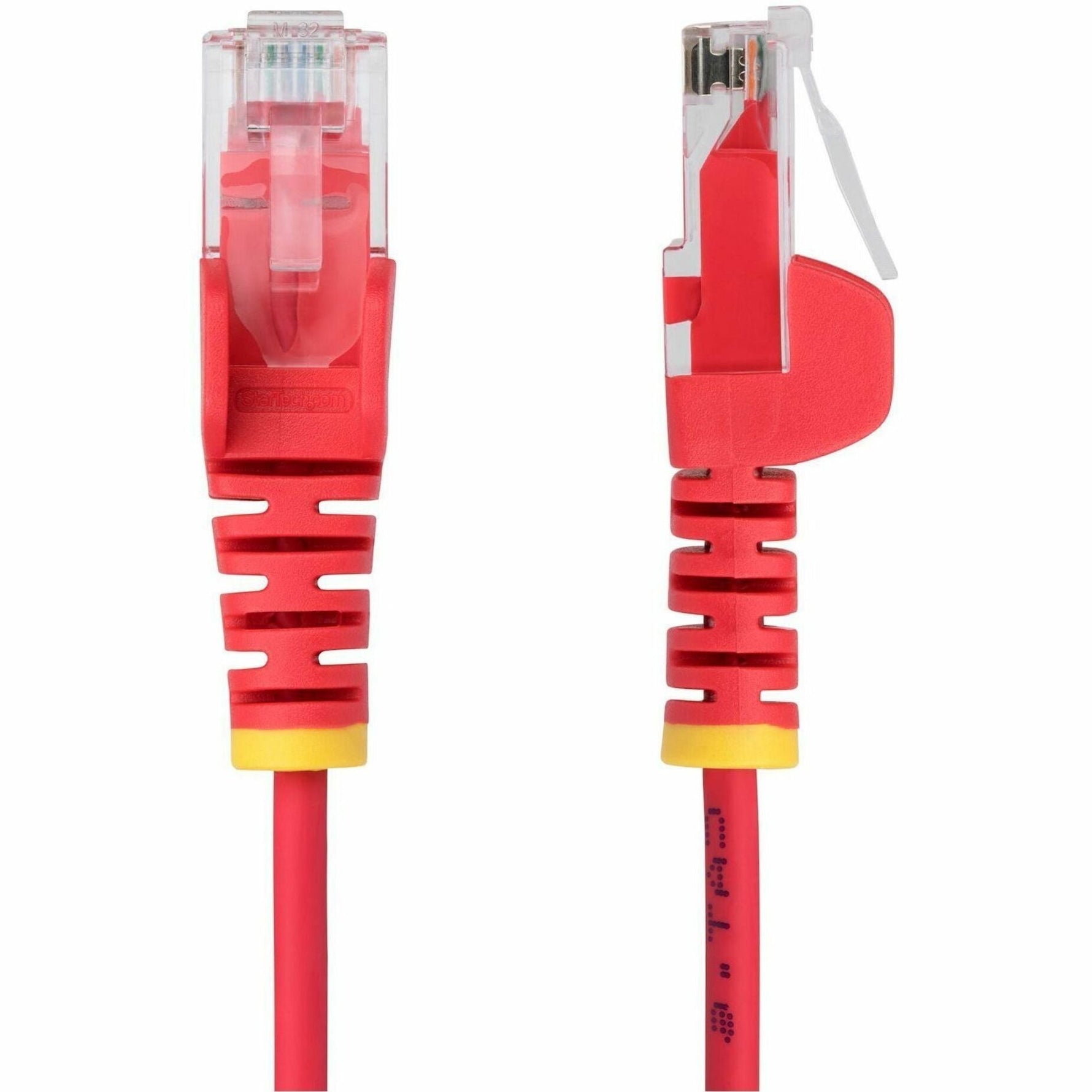 StarTech 1m Red Slim CAT6 Ethernet Cable, Snagless RJ45, UTP, LSZH, 28AWG Pure Bare Copper, Slim Network Patch Cord - Soundz Store AUSTRALIA