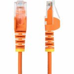 StarTech 2.5m Orange Slim CAT6 Ethernet Cable, Snagless RJ45, UTP, LSZH, 28AWG Pure Bare Copper, Slim Network Patch Cord - Soundz Store AUSTRALIA