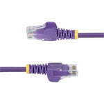 StarTech 2.5m Purple Slim CAT6 Ethernet Cable, Snagless RJ45, UTP, LSZH, 28AWG Pure Bare Copper, Slim Network Patch Cord - Soundz Store AUSTRALIA