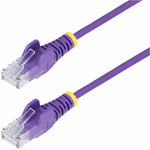 StarTech 2.5m Purple Slim CAT6 Ethernet Cable, Snagless RJ45, UTP, LSZH, 28AWG Pure Bare Copper, Slim Network Patch Cord - Soundz Store AUSTRALIA