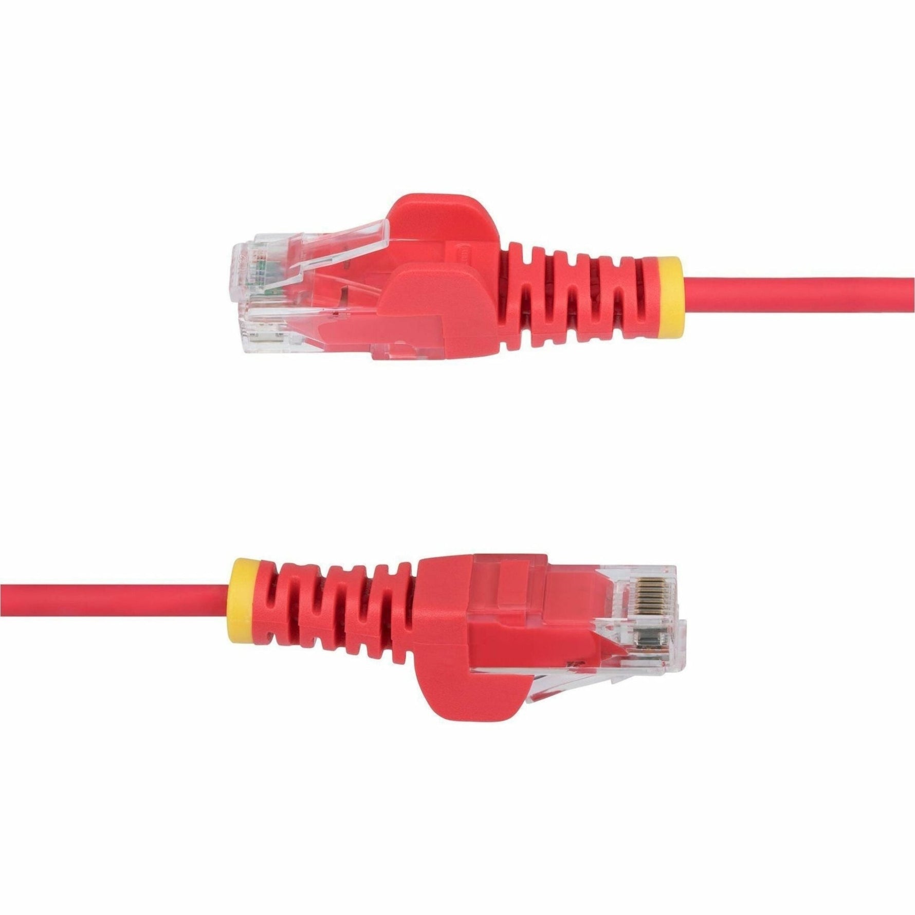 StarTech 2.5m Red Slim CAT6 Ethernet Cable, Snagless RJ45, UTP, LSZH, 28AWG Pure Bare Copper, Slim Network Patch Cord - Soundz Store AUSTRALIA