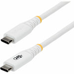 StarTech 2m (6ft) USB-C Charging Cable, 240W PD EPR, Durable and Ultra-Flexible, USB-IF Certified, Rugged USB-C Charging Cord, White - Soundz Store AUSTRALIA