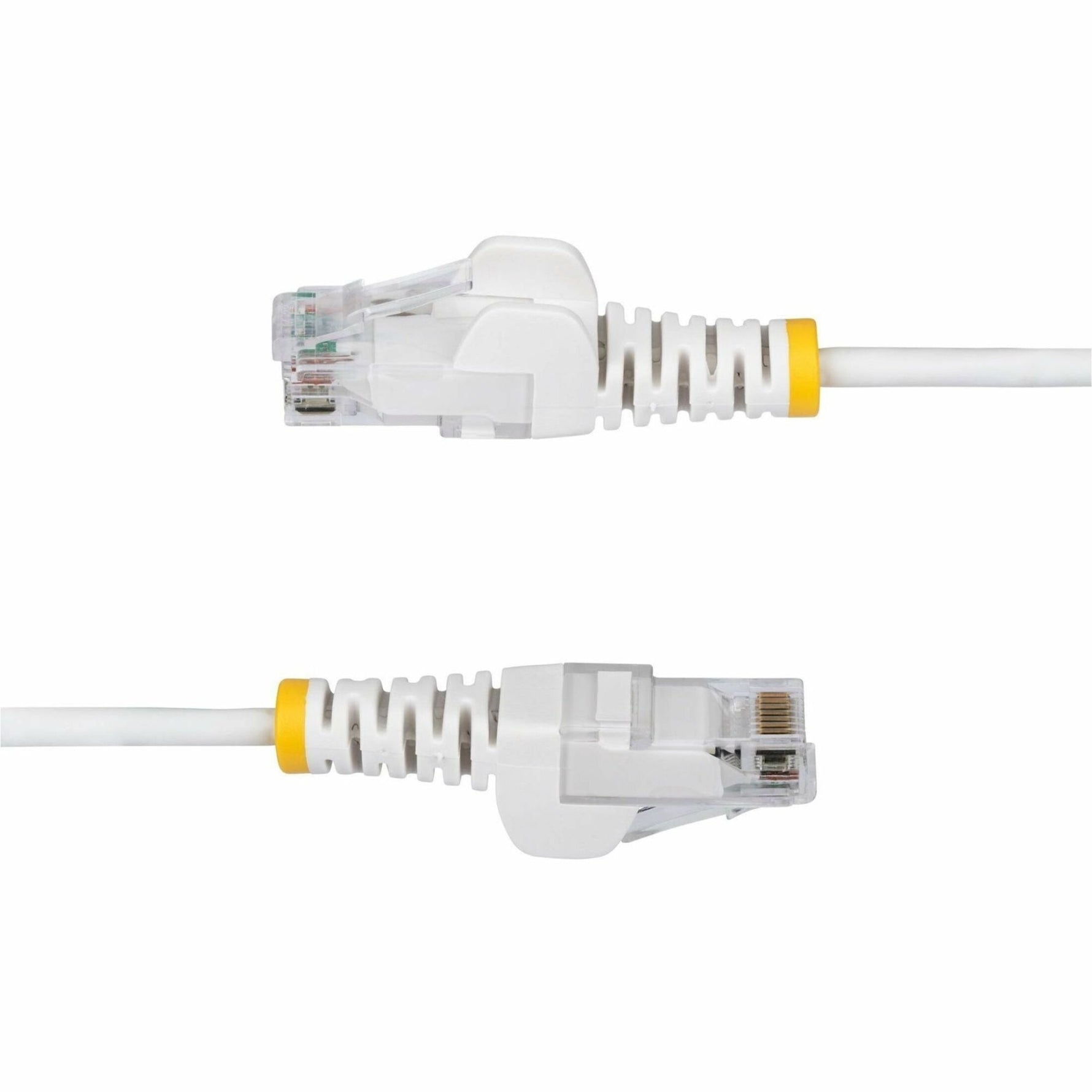 StarTech 2m White Slim CAT6 Ethernet Cable, Snagless RJ45, UTP, LSZH, 28AWG Pure Bare Copper, Slim Network Patch Cord - Soundz Store AUSTRALIA