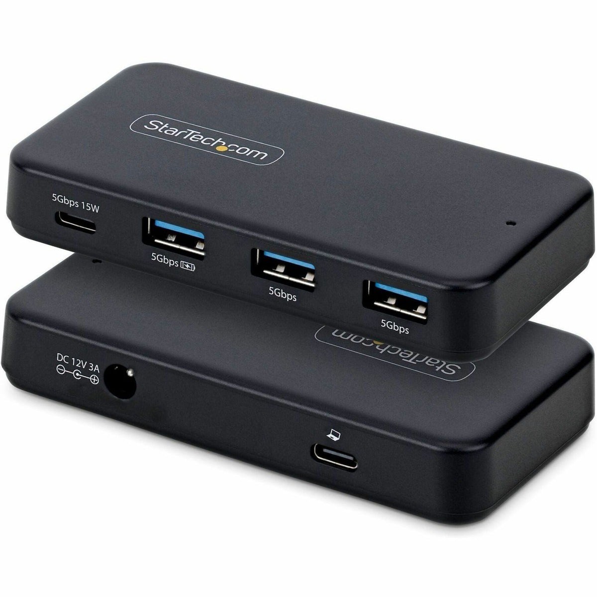 StarTech 4-Port USB-C and USB-A Hub, 5Gbps, Self-Powered, 2-in-1 USB-C and USB-A Host Cable, 1x USB-C and 3x USB-A (1x BC 1.2) - Soundz Store AUSTRALIA