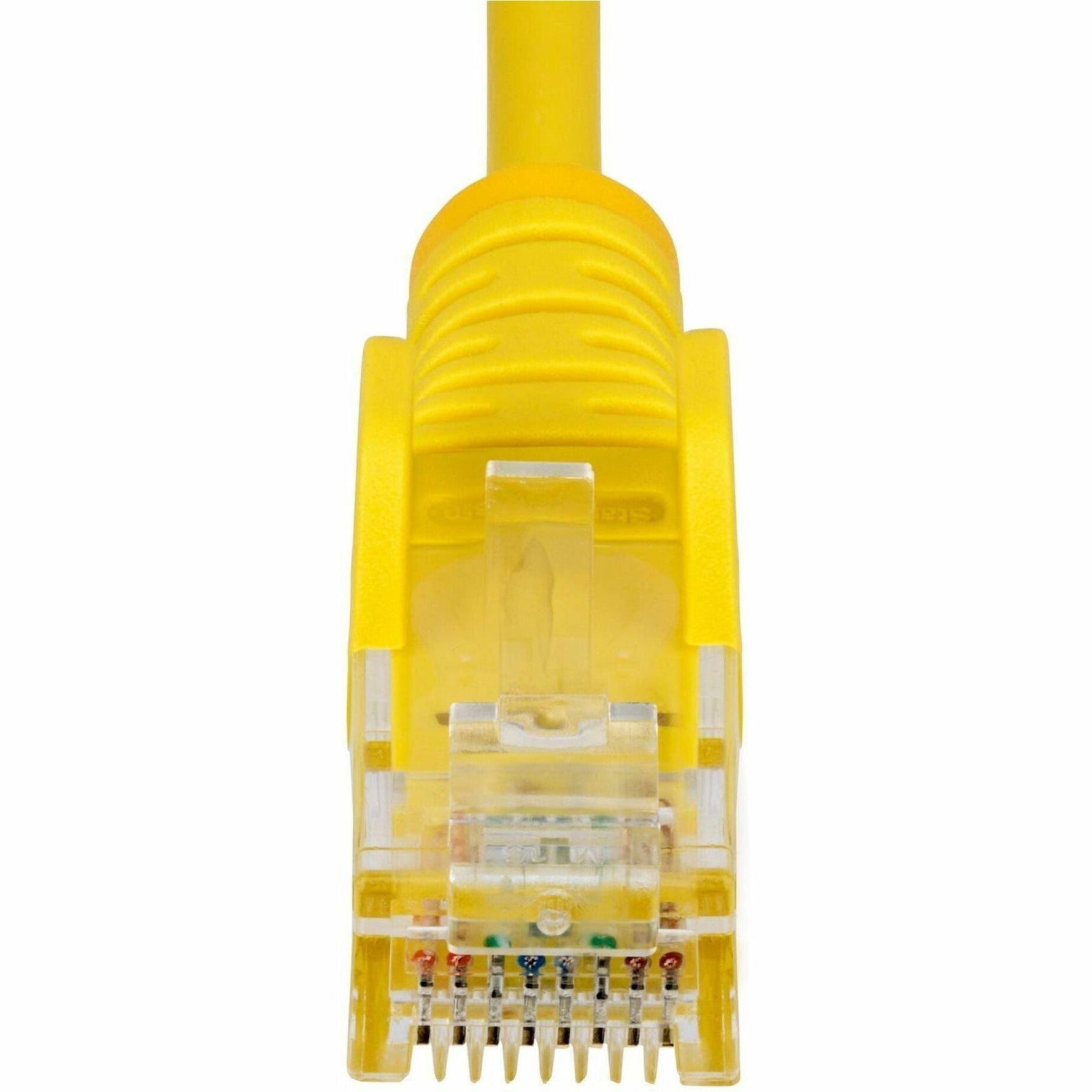 StarTech 50cm Yellow Slim CAT6 Ethernet Cable, Snagless RJ45, UTP, LSZH, 28AWG Pure Bare Copper, Slim Network Patch Cord - Soundz Store AUSTRALIA