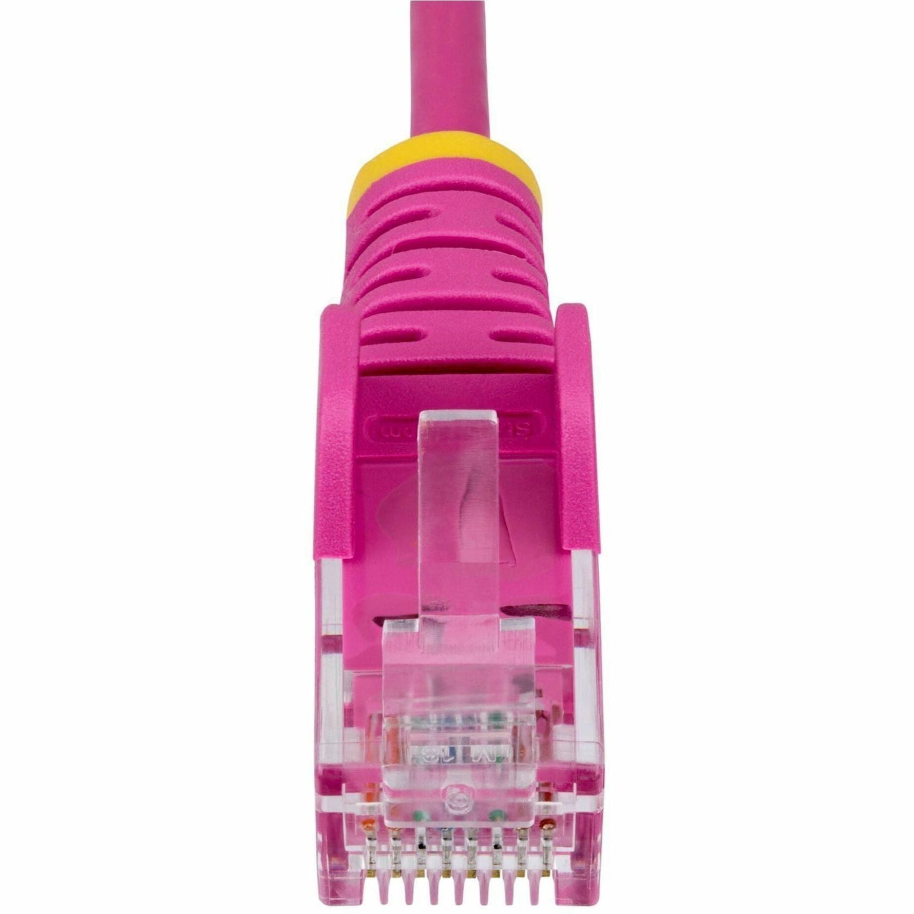 StarTech 5m Pink Slim CAT6 Ethernet Cable, Snagless RJ45, UTP, LSZH, 28AWG Pure Bare Copper, Slim Network Patch Cord - Soundz Store AUSTRALIA