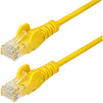 StarTech 5m Yellow Slim CAT6 Ethernet Cable, Snagless RJ45, UTP, LSZH, 28AWG Pure Bare Copper, Slim Network Patch Cord - Soundz Store AUSTRALIA