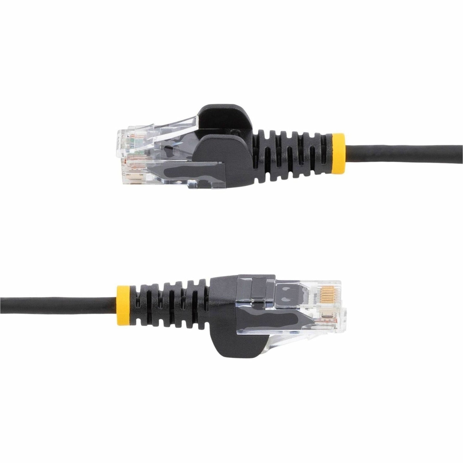 StarTech 7m Black Slim CAT6 Ethernet Cable, Snagless RJ45, UTP, LSZH, 28AWG Pure Bare Copper, Slim Network Patch Cord - Soundz Store AUSTRALIA