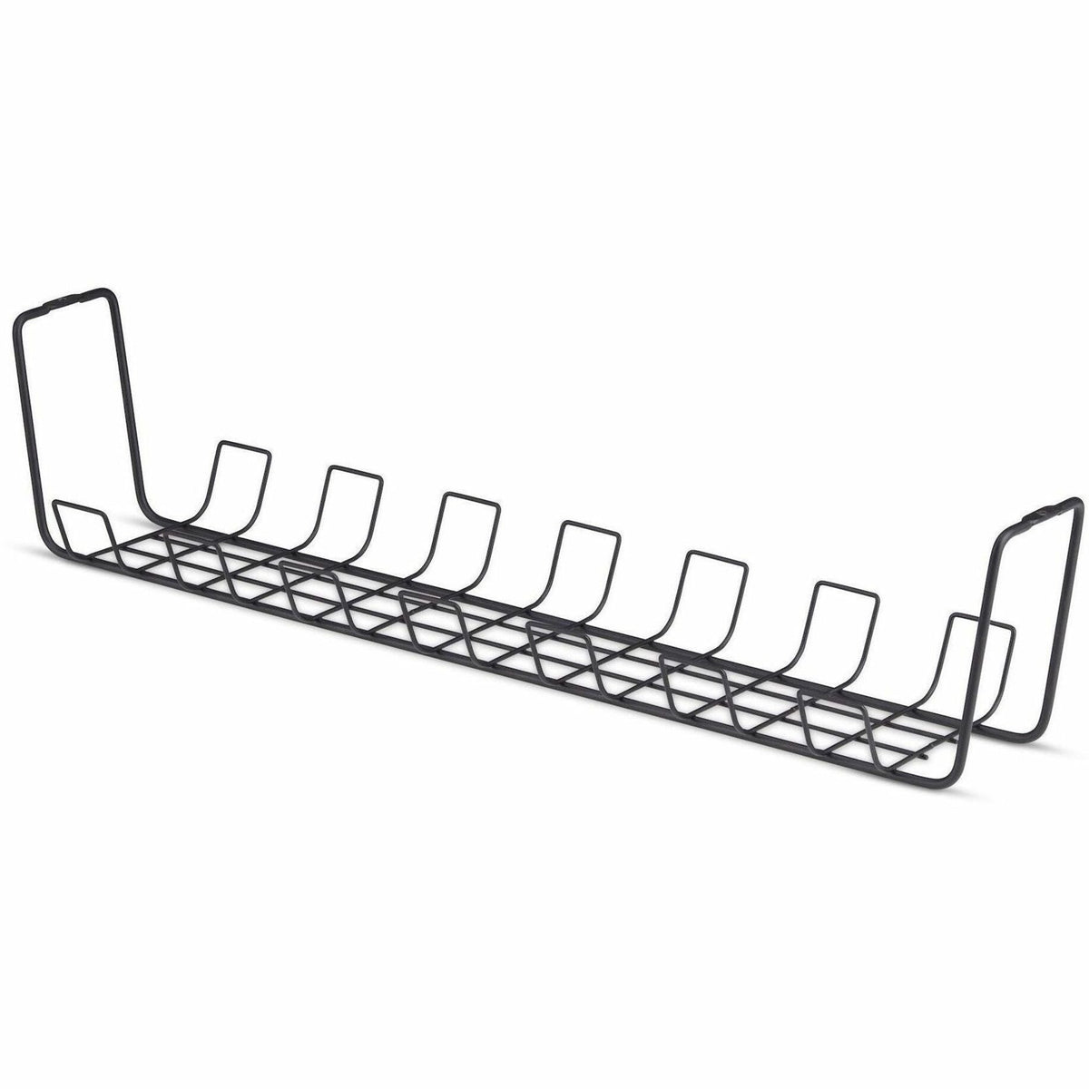 StarTech Under Desk Cable Management Tray, 24' Long, Basket Style, Screw-On Installation, Metal, Black, TAA-Compliant - Soundz Store AUSTRALIA