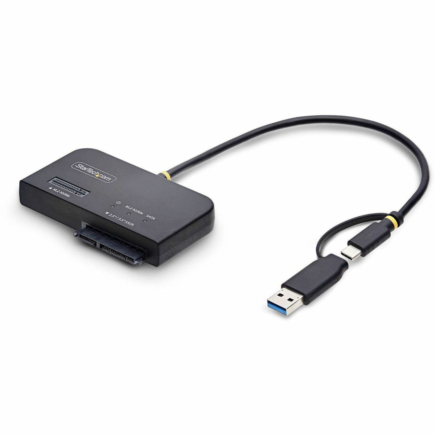 StarTech USB-C/USB-A to M.2 NVMe and 2.5in/3.5in SATA Adapter, 10Gbps, Tool-Free External SSD Hard Drive Reader, B+M/M-Key - Soundz Store AUSTRALIA