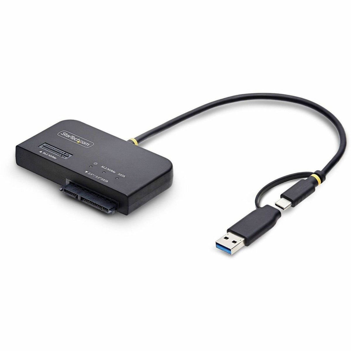 StarTech USB-C/USB-A to M.2 NVMe and 2.5in/3.5in SATA Adapter, 10Gbps, Tool-Free External SSD Hard Drive Reader, B+M/M-Key - Soundz Store AUSTRALIA