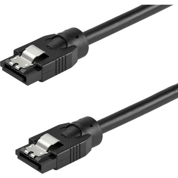 StarTech.com 0.3 m Round SATA Cable - Latching Connectors - 6Gbs SATA Cord - SATA Hard Drive Power Cable - Lifetime Warranty (SATRD30CM) - Soundz Store AUSTRALIA