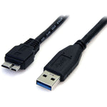 StarTech.com 0.5m (1.5ft) Black SuperSpeed USB 3.0 (5Gbps) Cable A to Micro B - M/M - Soundz Store AUSTRALIA