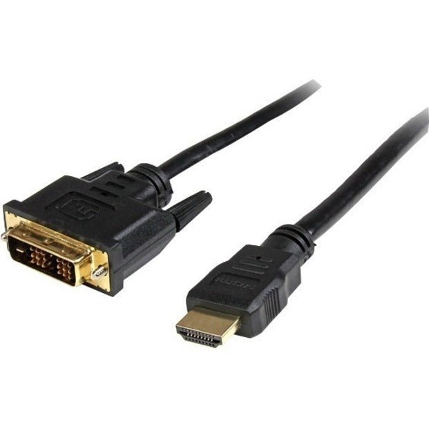 StarTech.com 0.5m HDMI to DVI-D Cable - HDMI to DVI Adapter / Converter Cable - 1x DVI-D Male 1x HDMI Male - Black 50 cm, 20in - Soundz Store AUSTRALIA