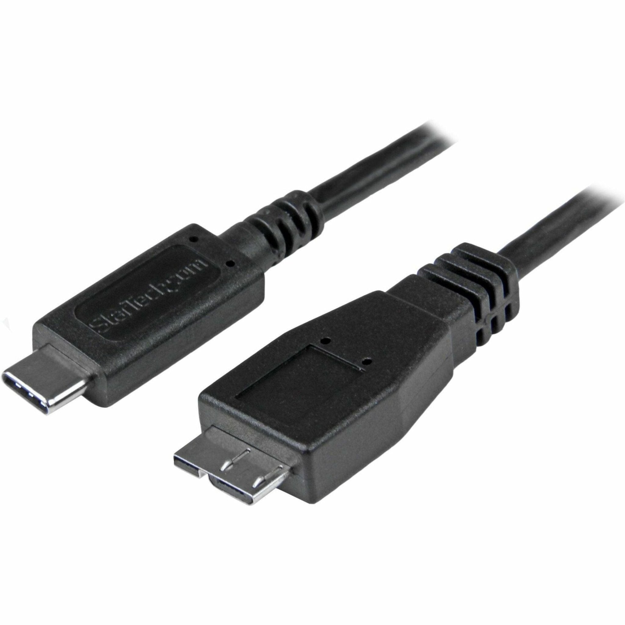 StarTech.com 0.5m USB C to Micro USB Cable - M/M - USB 3.1 Cable (10Gbps) - USB 3.1 Type C to Micro USB Type B Cable - Soundz Store AUSTRALIA