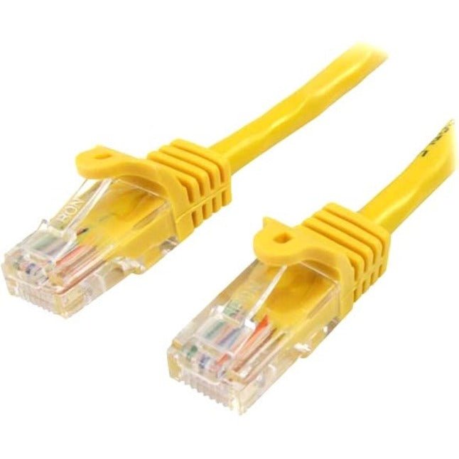 StarTech.com 0.5m Yellow Cat5e Patch Cable with Snagless RJ45 Connectors - Short Ethernet Cable - 0.5 m Cat 5e UTP Cable - Soundz Store AUSTRALIA