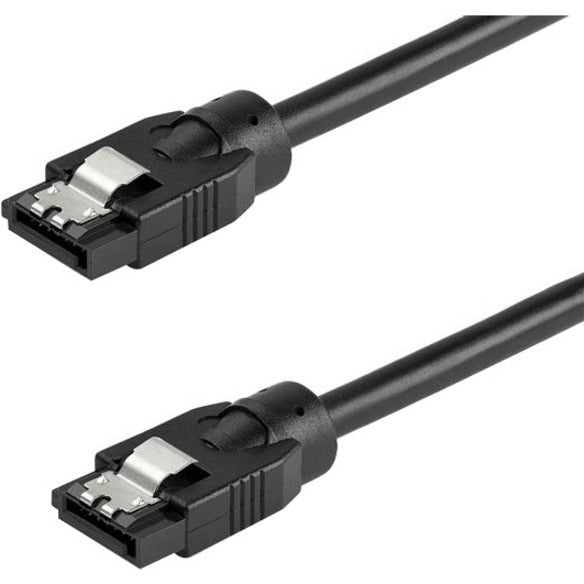 StarTech.com 0.6 m Round SATA Cable - Latching Connectors - 6Gbs SATA Cord - SATA Hard Drive Power Cable - Lifetime Warranty (SATRD60CM) - Soundz Store AUSTRALIA