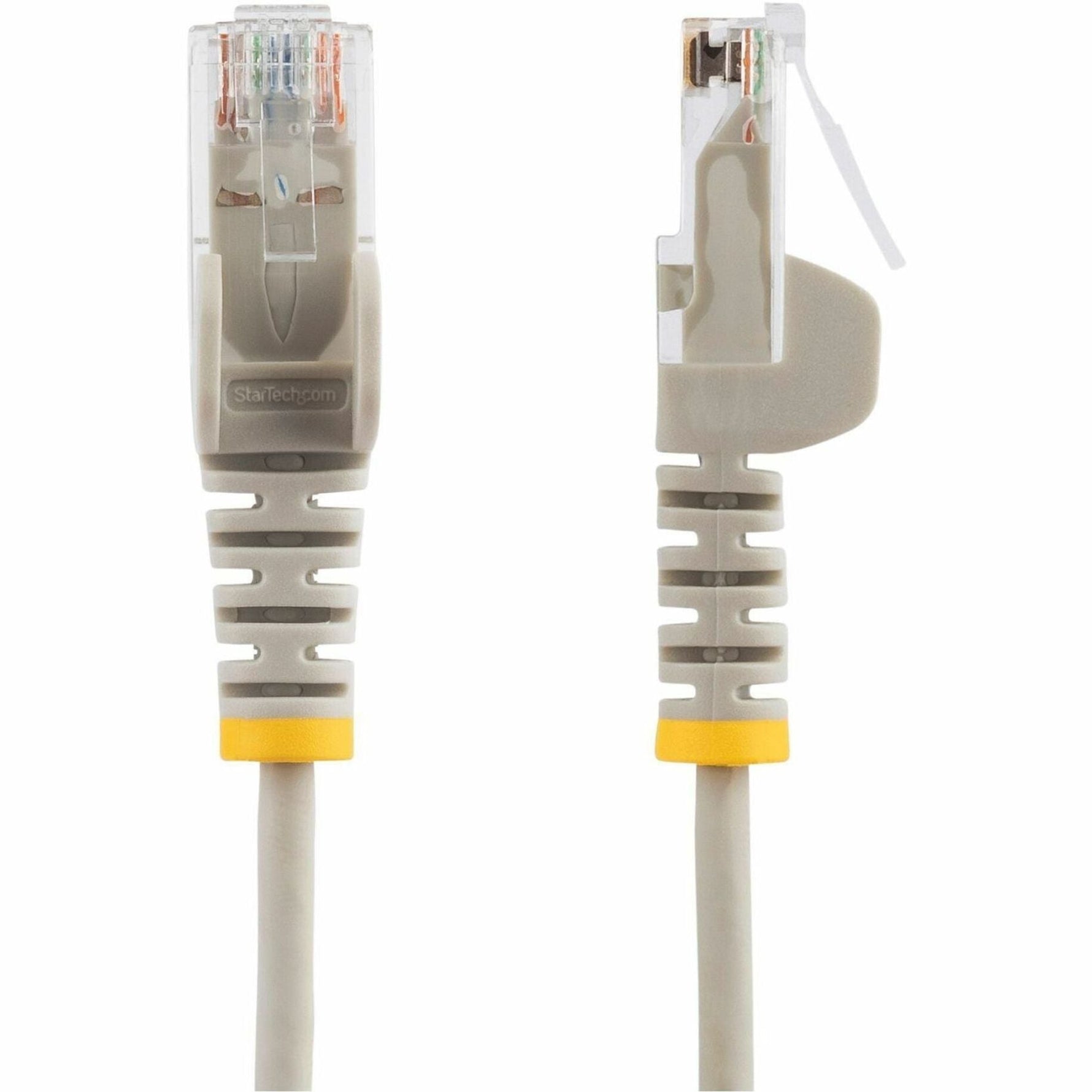 StarTech.com 1 m CAT6 Cable - Slim CAT6 Patch Cord - Grey - Snagless RJ45 Connectors - Gigabit Ethernet Cable - 28 AWG (N6PAT100CMGRS) - Soundz Store AUSTRALIA