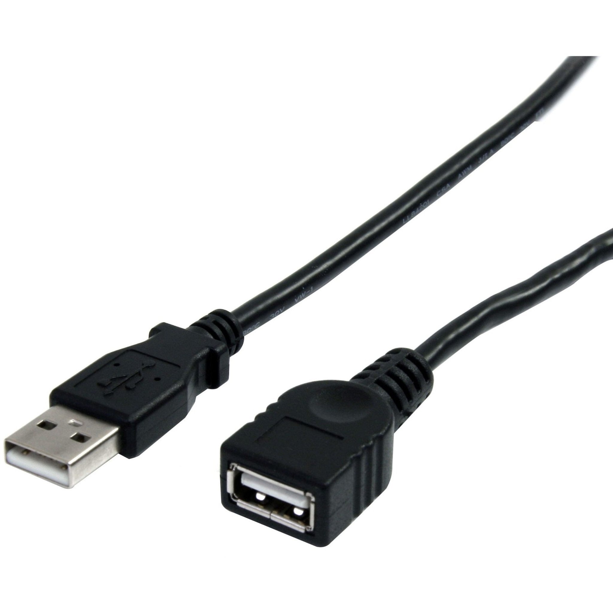 StarTech.com 10 ft Black USB 2.0 Extension Cable A to A - M/F - Soundz Store AUSTRALIA