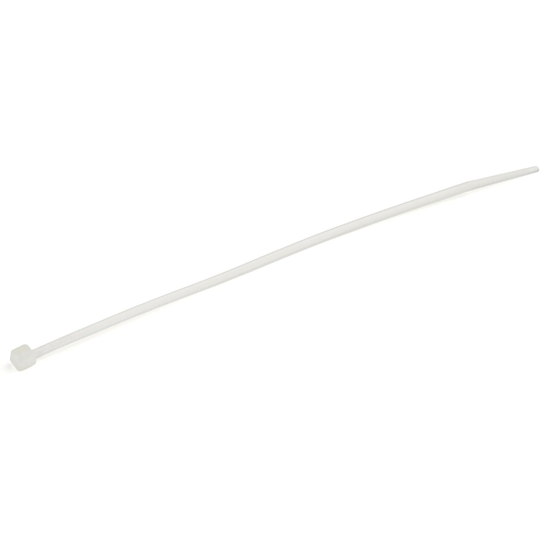 StarTech.com 100 Pack 6' Cable Ties - White Medium Nylon/Plastic Zip Ties Adjustable Network Cable Wraps UL TAA - Soundz Store AUSTRALIA