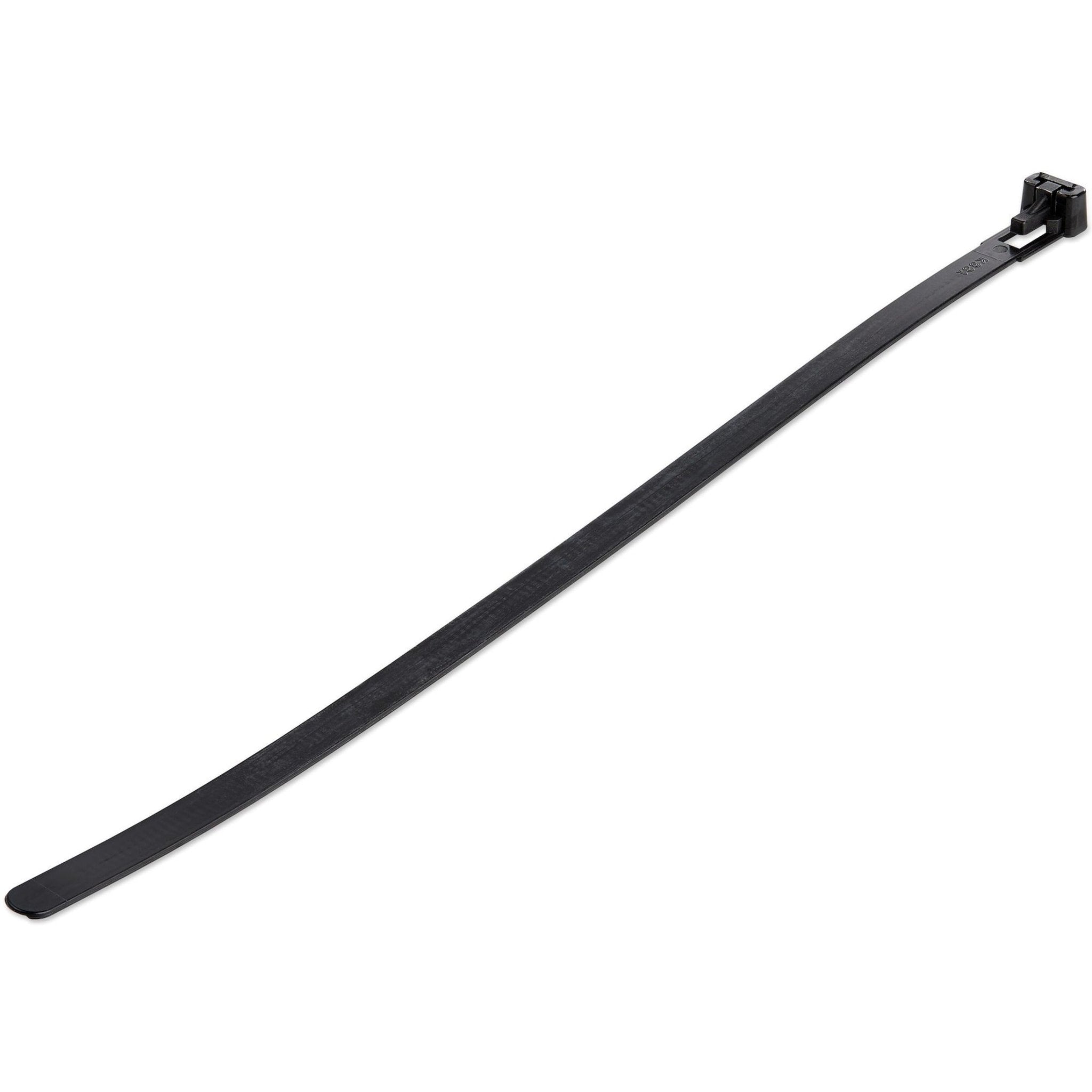 StarTech.com 1000 Pack 10' Reusable Cable Ties - Black XL Releasable Nylon/Plastic Zip Ties Resealable Adjustable Network Cable Wraps UL - Soundz Store AUSTRALIA