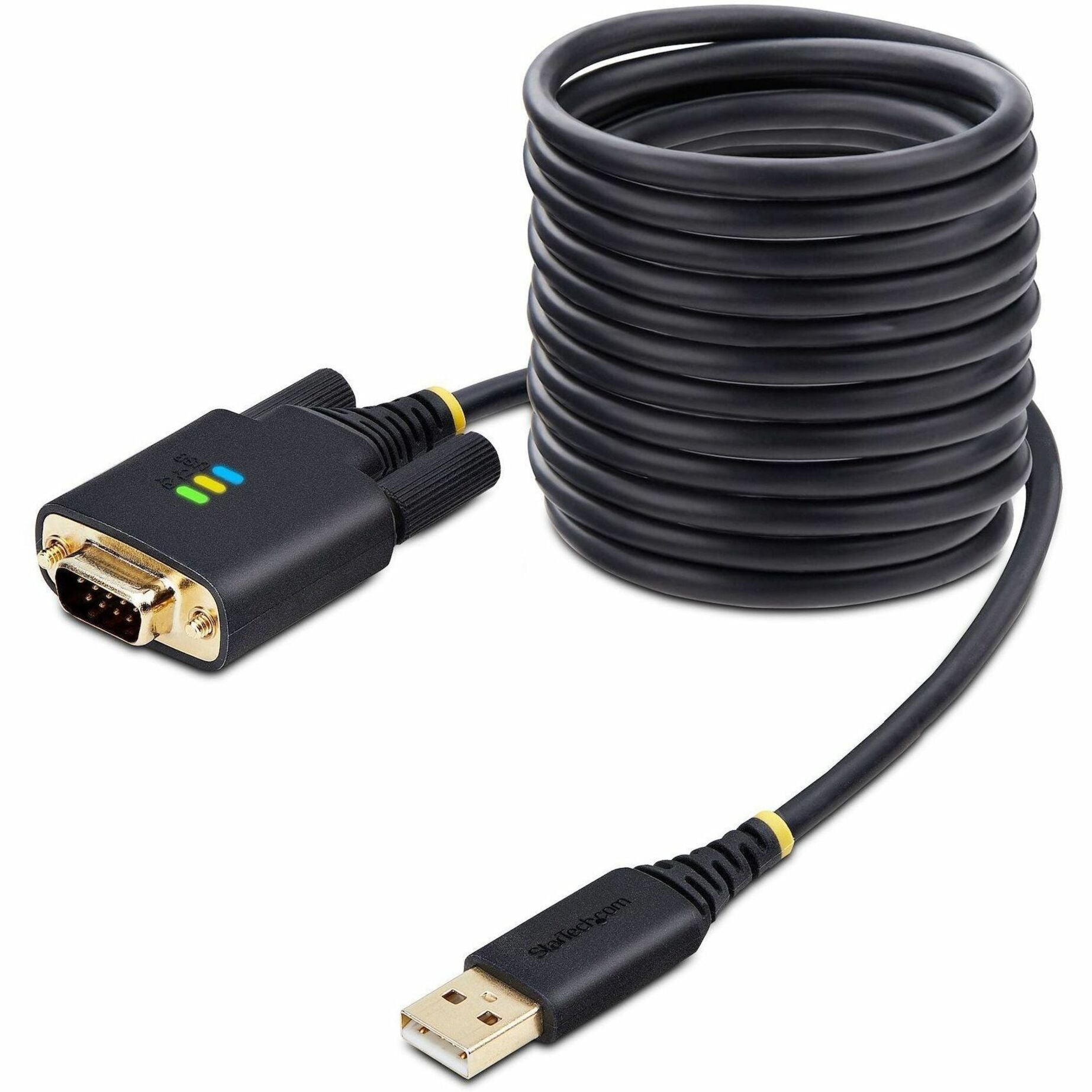 StarTech.com 10ft (3m) USB to Serial Adapter Cable, COM Retention, FTDI, DB9 RS232, Interchangeable DB9 Screws/Nuts, Windows/macOS/Linux - Soundz Store AUSTRALIA