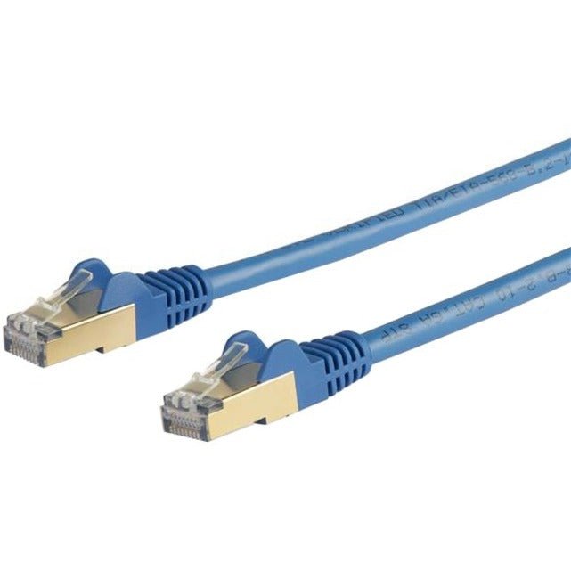 StarTech.com 10m CAT6a Ethernet Cable - Blue - RJ45 Snagless Connectors - CAT6a STP Cord - Copper Wire - Network Cable (6ASPAT10MBL) - Soundz Store AUSTRALIA