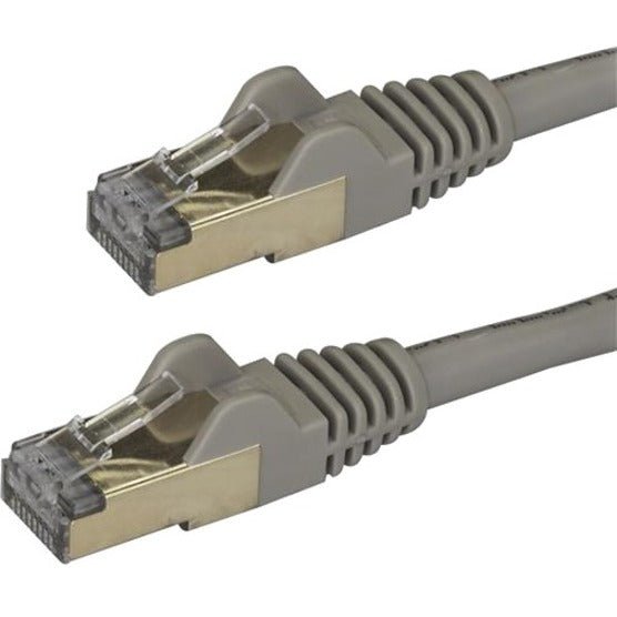 StarTech.com 1.5 m CAT6a Cable - Grey - RJ45 Snagless Connectors - CAT6a STP Cord - Copper Wire - Ethernet Cable (6ASPAT150CMGR) - Soundz Store AUSTRALIA