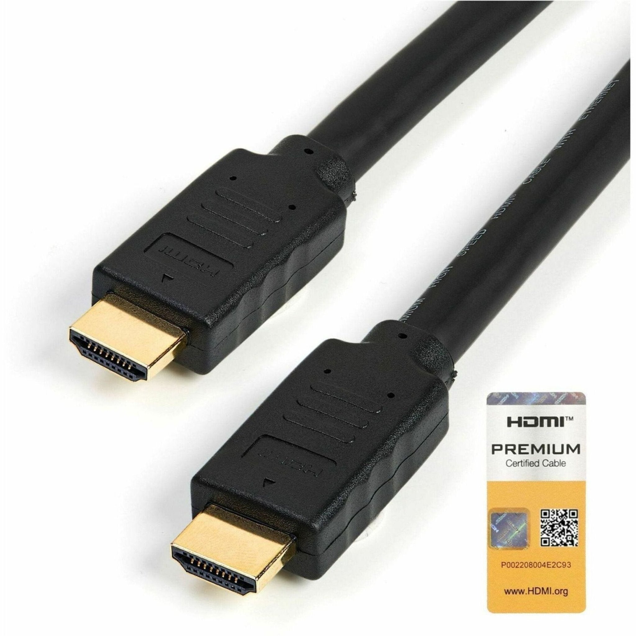 StarTech.com 15ft (5m) Premium Certified HDMI 2.0 Cable with Ethernet, High Speed Ultra HD 4K 60Hz HDMI Cable HDR10, UHD HDMI Monitor Cord - Soundz Store AUSTRALIA