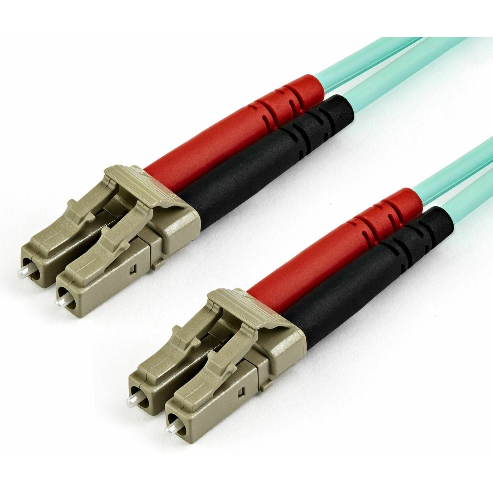 StarTech.com 15m (50ft) LC/UPC to LC/UPC OM4 Multimode Fiber Optic Cable, 50/125&micro;m, 100G, Low Insertion Loss, LSZH Fiber Jumper Cord - Soundz Store AUSTRALIA