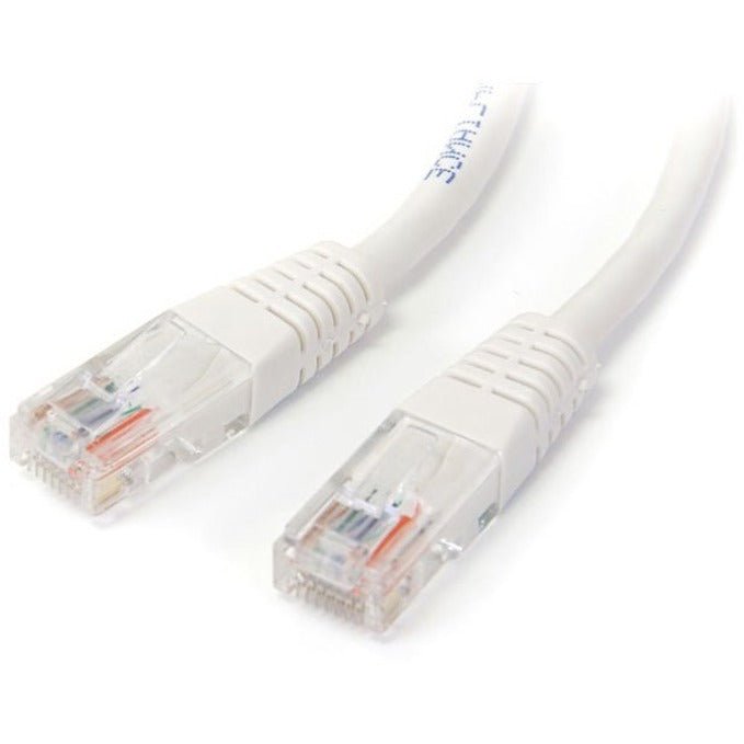 StarTech.com 15m Cat5e White Molded RJ45 UTP Cat 5e Patch Cable - 15 m Patch Cord - Soundz Store AUSTRALIA