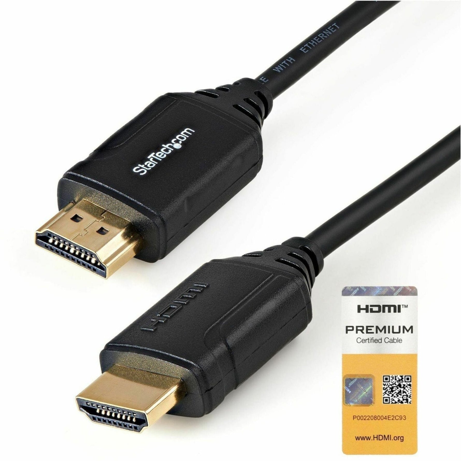 StarTech.com 1.6ft/50cm Premium Certified HDMI 2.0 Cable with Ethernet, High Speed Ultra HD 4K 60Hz HDMI Cable HDR10 UHD HDMI Monitor Cord - Soundz Store AUSTRALIA