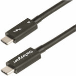 StarTech.com 1.6ft/50cm Thunderbolt 4 Cable, 40Gbps, 100W PD, 4K/8K Video, Intel-Certified, Compatible w/Thunderbolt 3/USB 3.2/DisplayPort - Soundz Store AUSTRALIA
