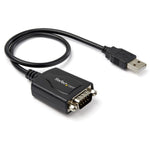 StarTech.com 1ft (30cm) 1-Port Professional USB to Serial Adapter Cable with COM Retention, USB to RS232 Adapter - TAA - Soundz Store AUSTRALIA