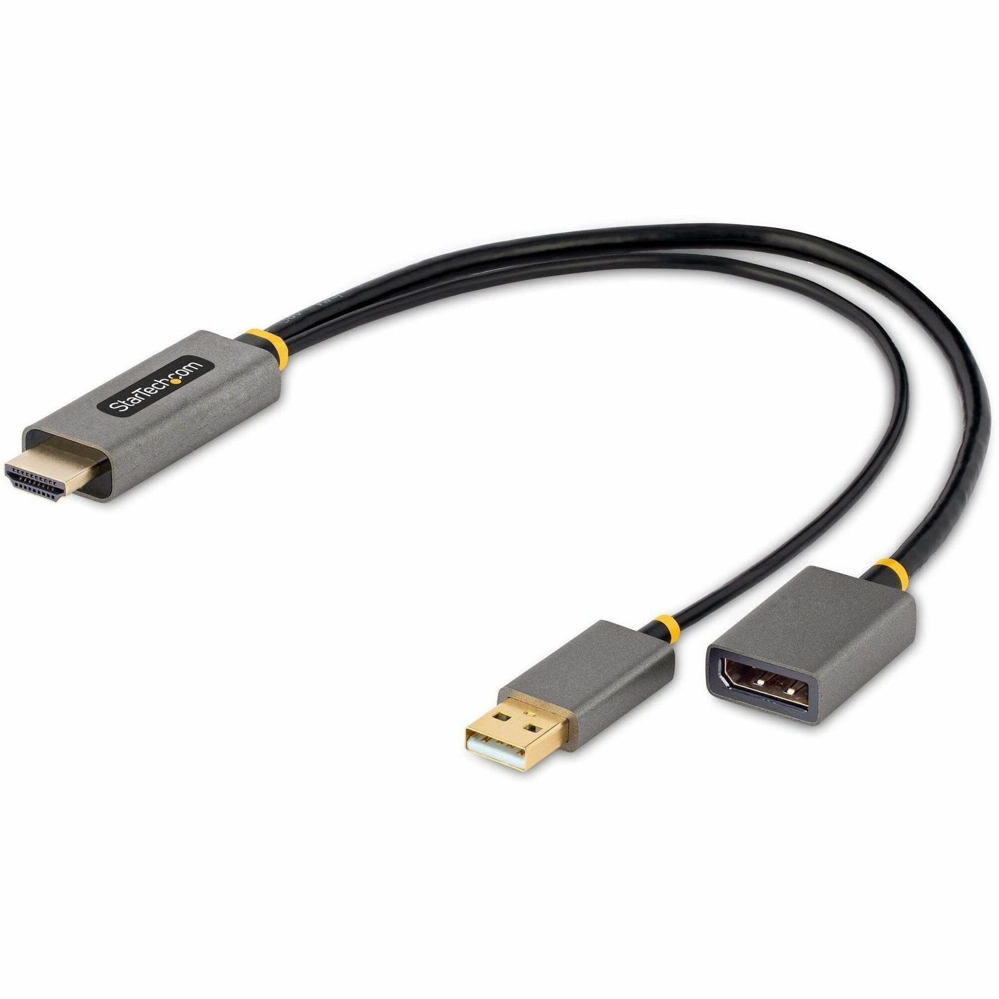 StarTech.com 1ft (30cm) HDMI to DisplayPort Adapter, 4K 60Hz HDR HDMI Source to DP Monitor, USB Bus Powered, HDMI 2.0 to DisplayPort 1.2 - Soundz Store AUSTRALIA