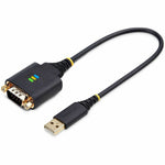 StarTech.com 1ft (30cm) USB to Serial Adapter Cable, COM Retention, FTDI, DB9 RS232, Interchangeable DB9 Nuts/Screws, Windows/macOS/Linux - Soundz Store AUSTRALIA