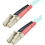 StarTech.com 1m (3ft) LC/UPC to LC/UPC OM3 Multimode Fiber Optic Cable, Full Duplex 50/125&micro;m Zipcord, 100G, LSZH Fiber Jumper Cord - Soundz Store AUSTRALIA