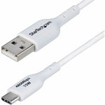 StarTech.com 1m (3ft) USB-A to USB-C Charging Cable, Charge & Sync, 3A, USB 2.0, TPE Jacket - White USB Charging Cord - Soundz Store AUSTRALIA