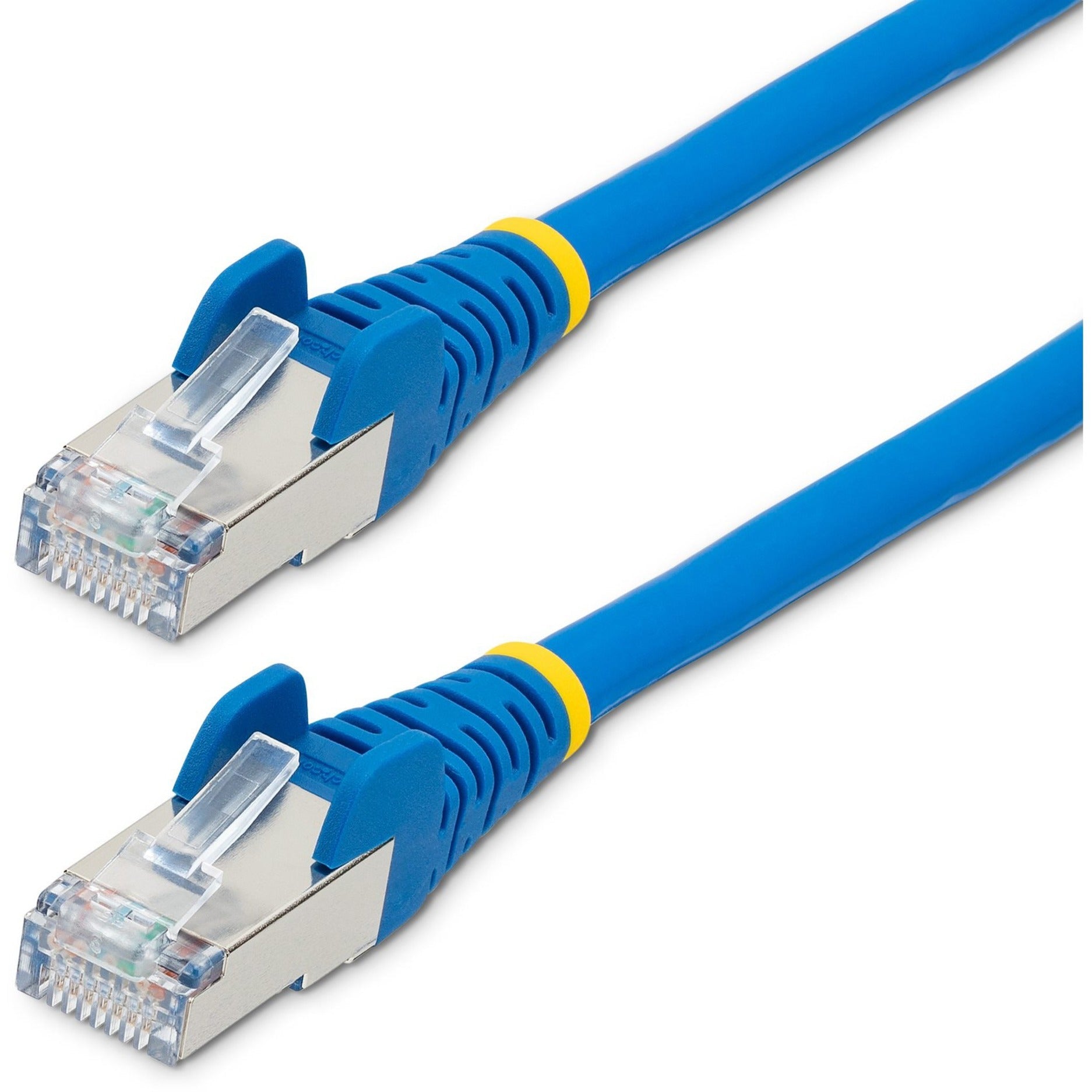 StarTech.com 1m CAT6a Ethernet Cable, Blue Low Smoke Zero Halogen (LSZH) 10 GbE 100W PoE S/FTP Snagless RJ-45 Network Patch Cord - Soundz Store AUSTRALIA