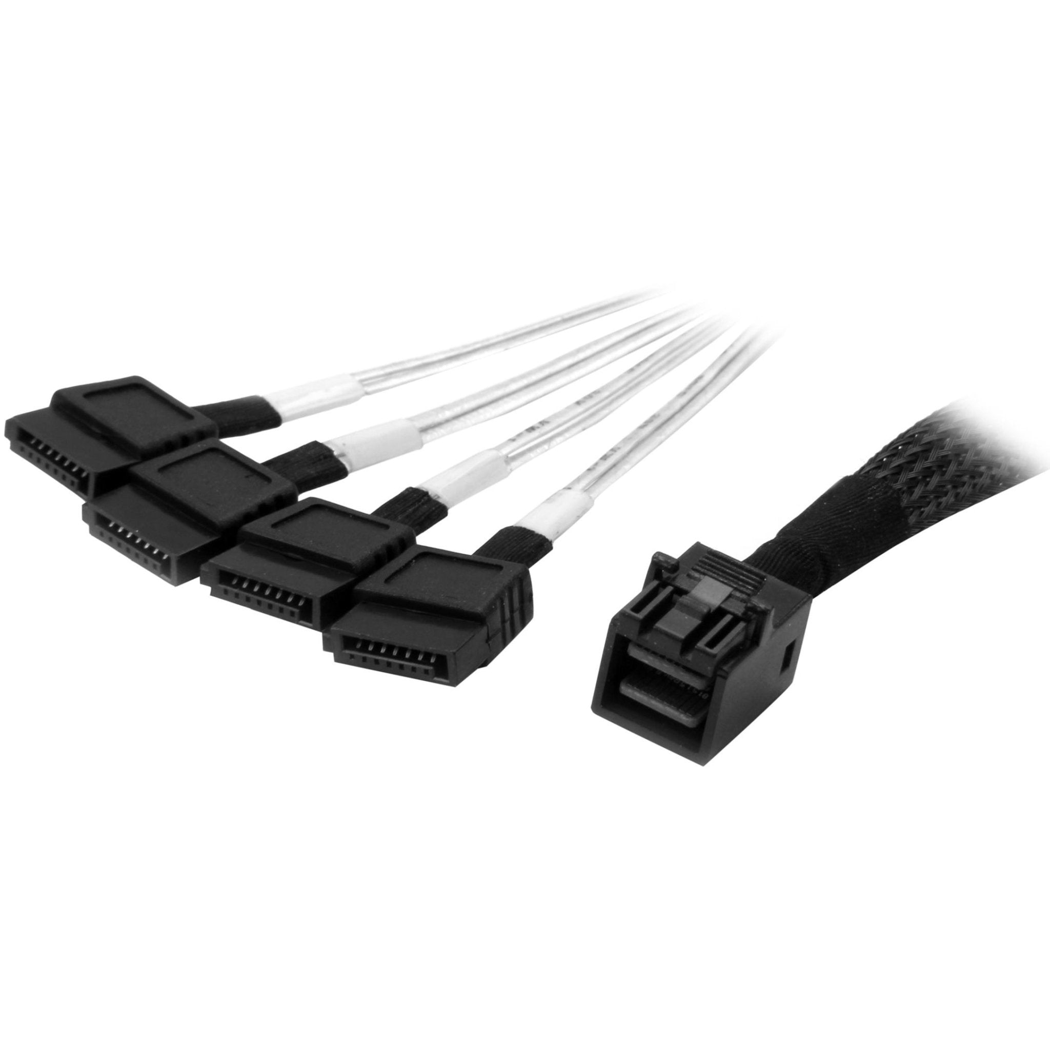 StarTech.com 1m Internal Mini SAS to SATA Cable - SFF-8643 to 4x SATA - Soundz Store AUSTRALIA