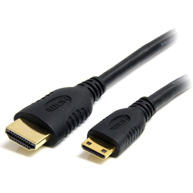 StarTech.com 1m Mini HDMI to HDMI Cable with Ethernet, 4K 30Hz High Speed Mini HDMI 1.4 (Type-C) Device to HDMI Adapter Cable/Cord, M/M - Soundz Store AUSTRALIA