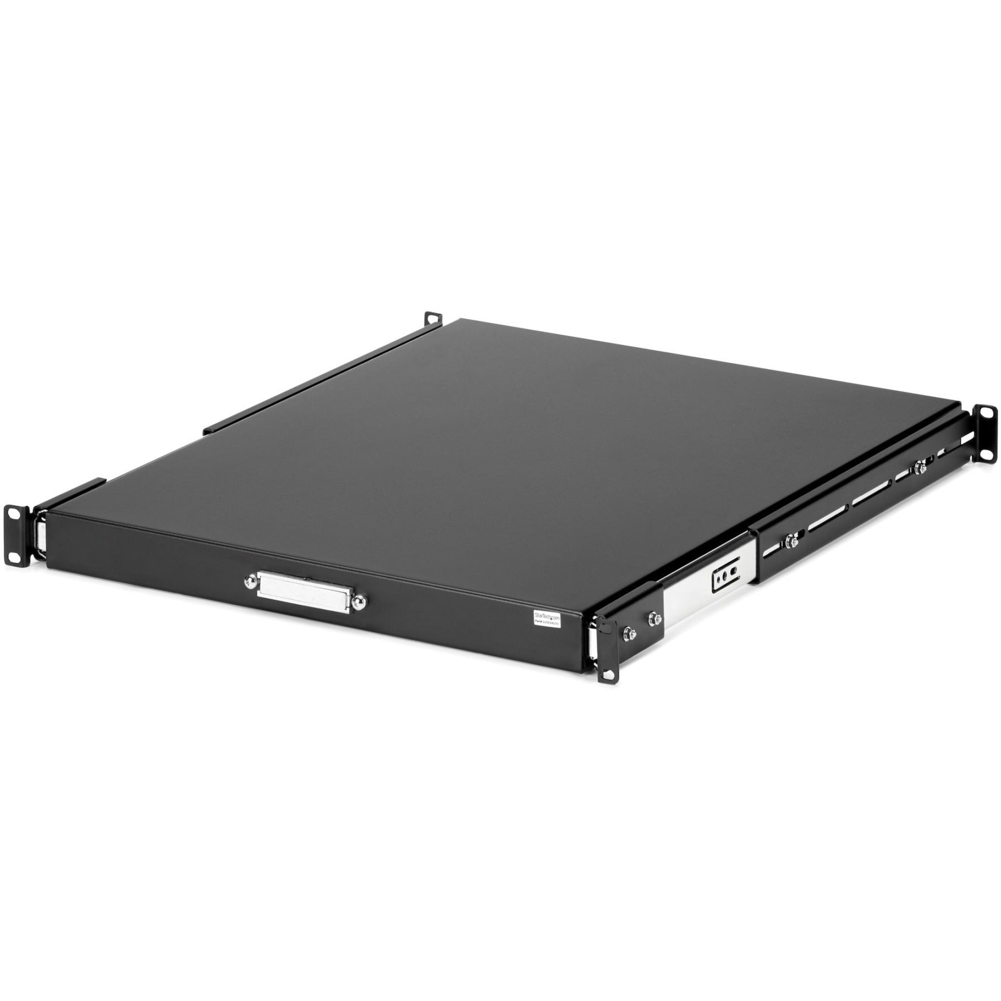 StarTech.com 1U Sliding Server Rack Mount Keyboard Shelf Tray, 55lbs (25Kg), 22in (55cm) Deep Steel Pull Out Drawer for 19' Equipment Rack - Soundz Store AUSTRALIA