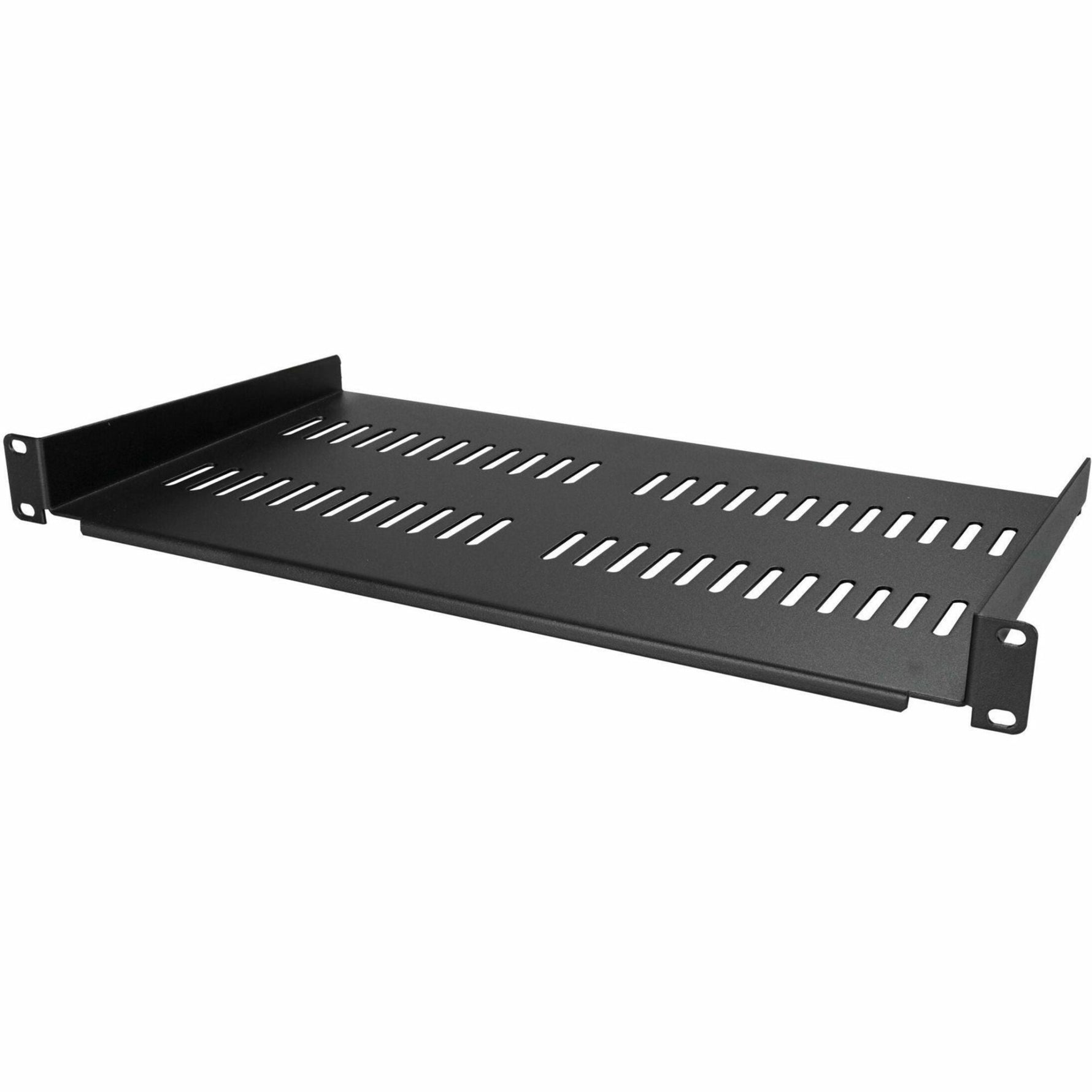 StarTech.com 1U Vented Server Rack Cabinet Shelf - Fixed 10in Deep Cantilever Rackmount Tray for 19' Data/AV/Network Enclosure w/Cage Nuts - Soundz Store AUSTRALIA