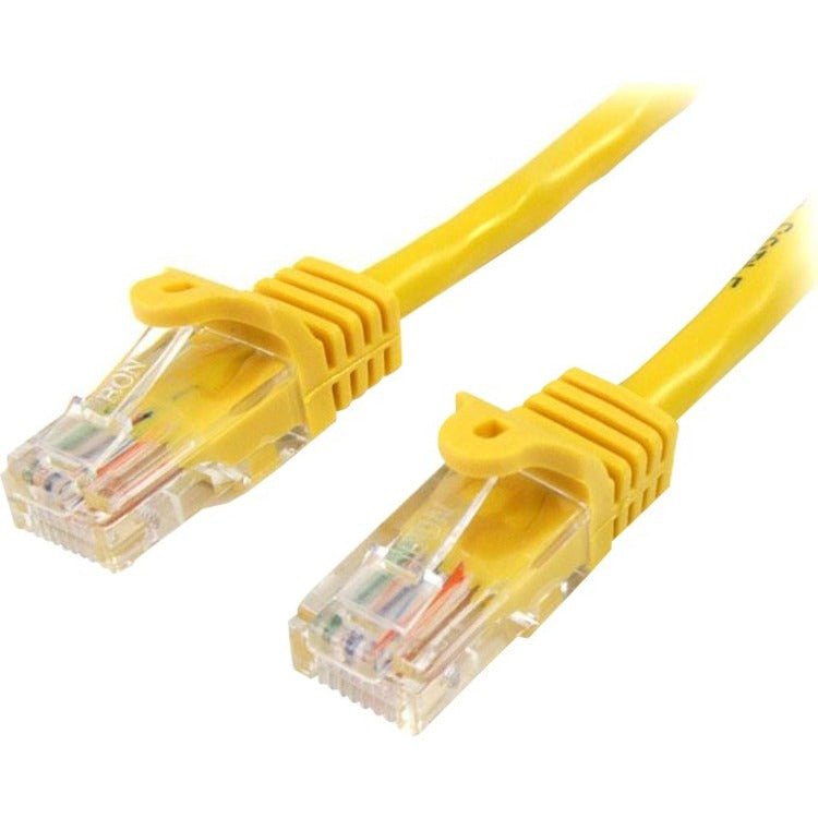 StarTech.com 2 m Yellow Cat5e Snagless RJ45 UTP Patch Cable - 2m Patch Cord - Ethernet Patch Cable - RJ45 Male to Male Cat 5e Cable - Soundz Store AUSTRALIA