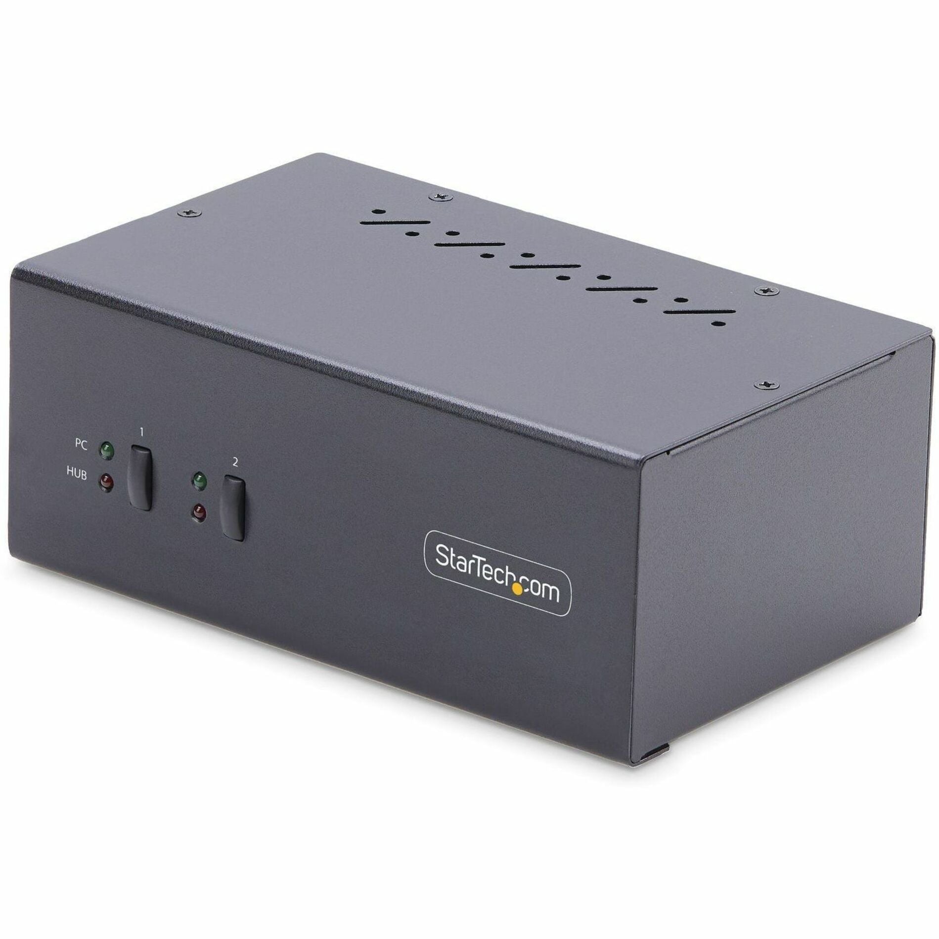 StarTech.com 2-Port Dual-Monitor DisplayPort KVM Switch, 4K 60Hz, 2x USB 5Gbps Ports, Hotkey/Push-Button Switching, TAA Compliant - Soundz Store AUSTRALIA