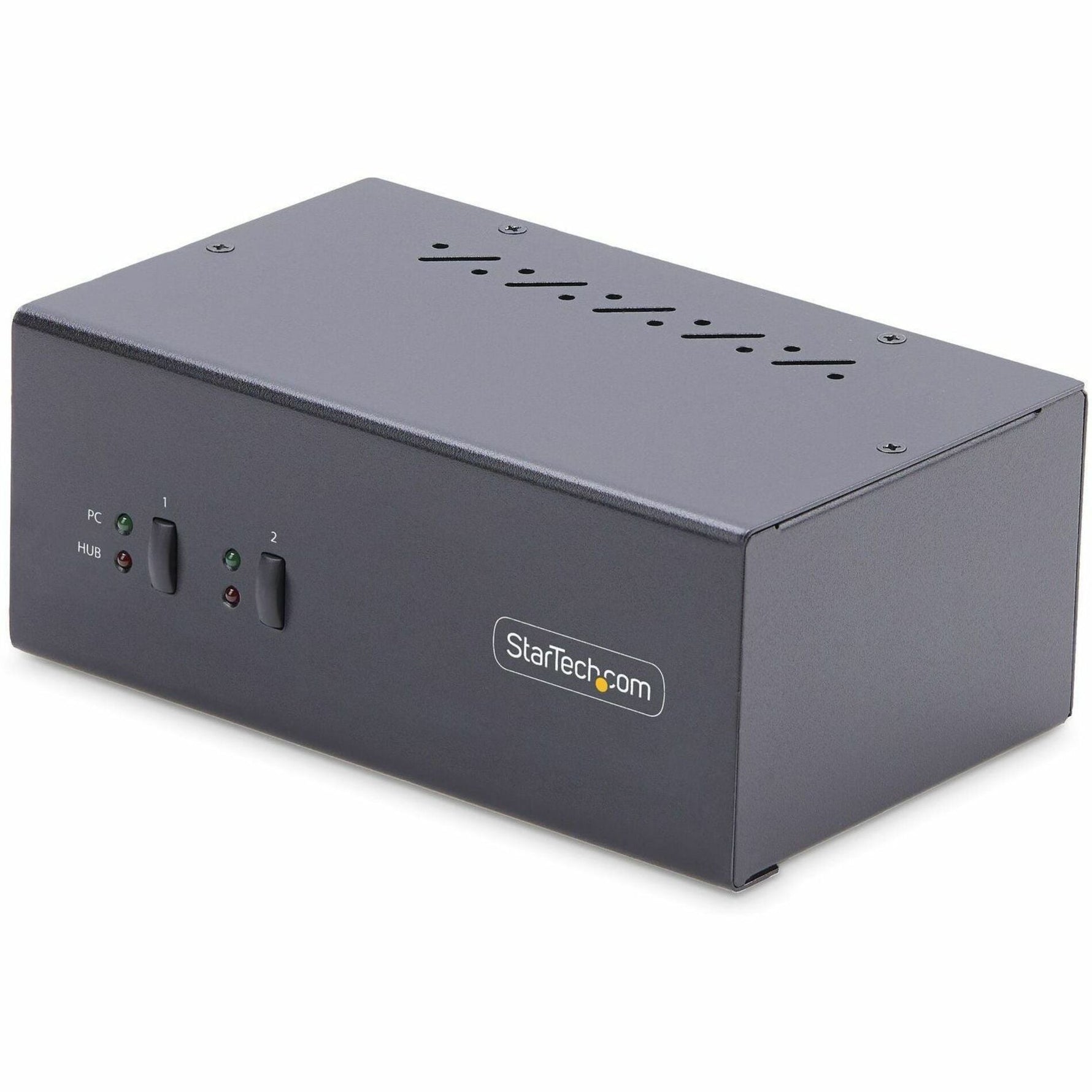 StarTech.com 2-Port Dual-Monitor DisplayPort KVM Switch, 4K 60Hz, 2x USB 5Gbps Ports, Hotkey/Push-Button Switching, TAA Compliant - Soundz Store AUSTRALIA